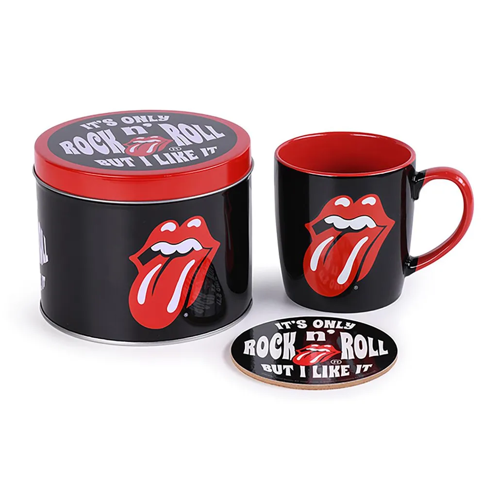 GESCH.BOX THE ROLLING STONES (TINBOX,TASSE,U-SET) - Fanartikel